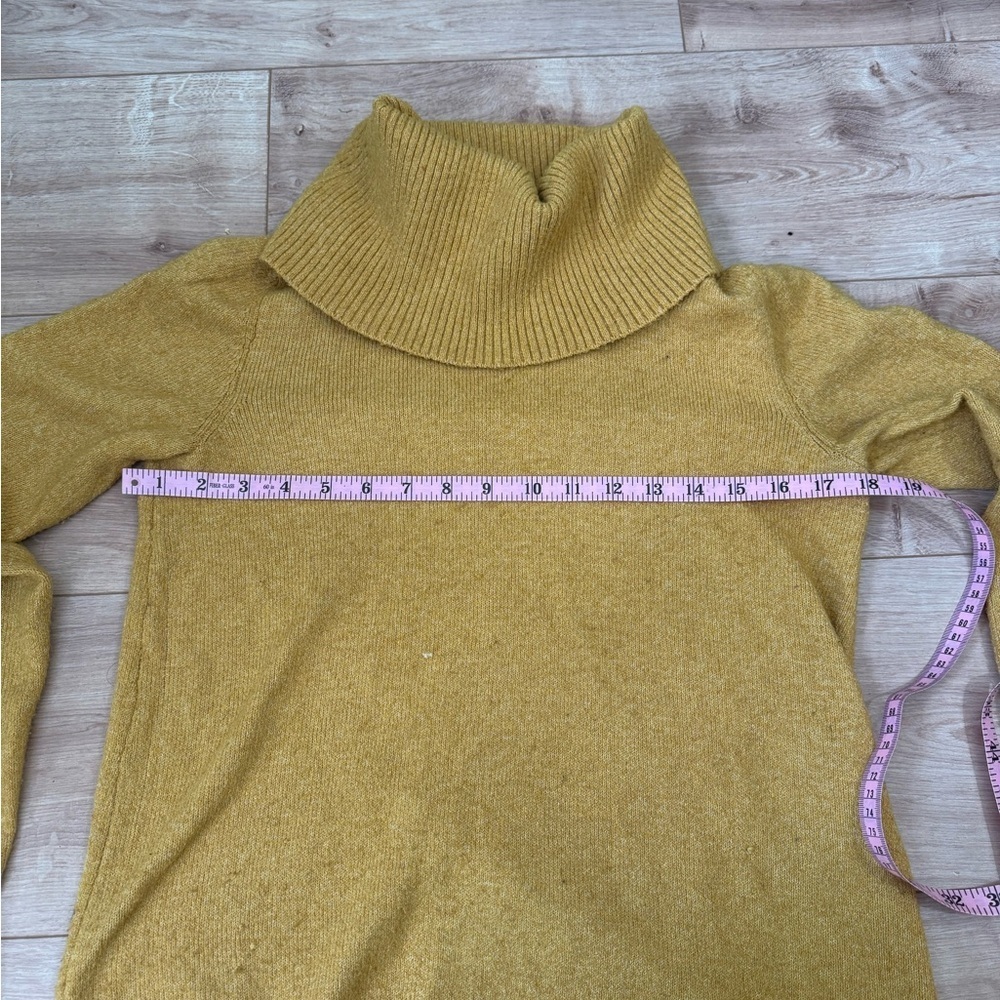 Tahari Mustard Cowl Neck Sweater - Picture 3 of 5